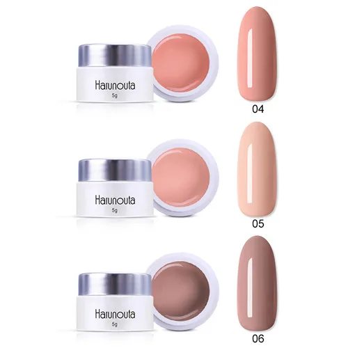 3Pcs set7 Harunouta 5 мл Профессиональный Набор Живопись гель комплект 49 Цвета Однотонная одежда лак для ногтей, маникюр замочить от УФ-светодиодный рисования Гель в коробке комплект - Цвет: 3Pcs set7