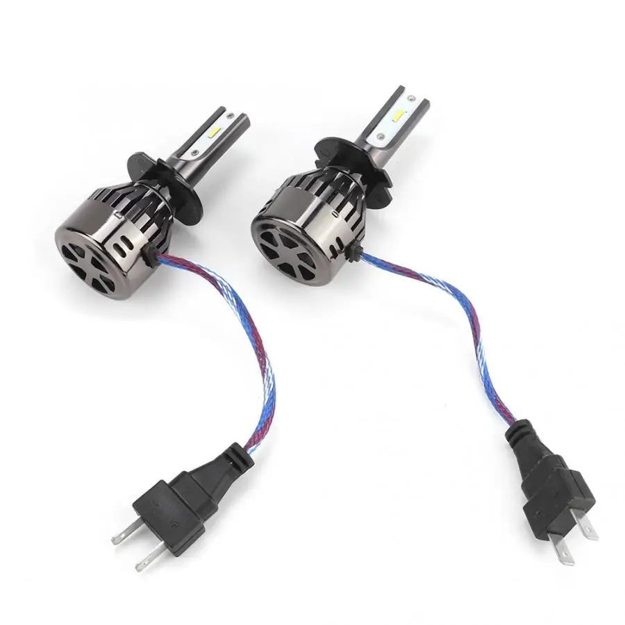 2PCS H7 60W 9V-36V 6000K White Light Car LED Headlights Integrated Concentrated Lamp Built-in Driver lamps for cars | Автомобили и