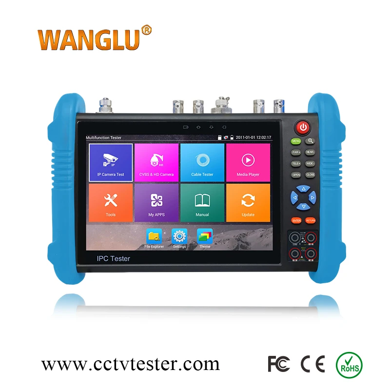 WANGLU 7 дюймов ips сенсорный экран полный функции IP камера CCTV тестер