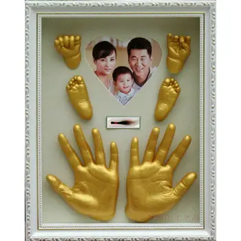 

Imprint Baby Souvenir Mud Frame for Baby hand&footprint Clay Modellabile Wall Hanging Home Decoration Accessories