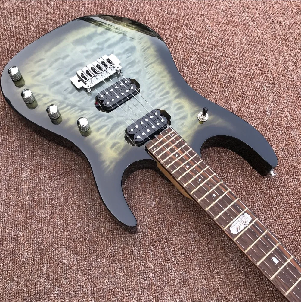 Chinese factory OEM Hohner Madcat Vintage Rare Electric Guitar Flame