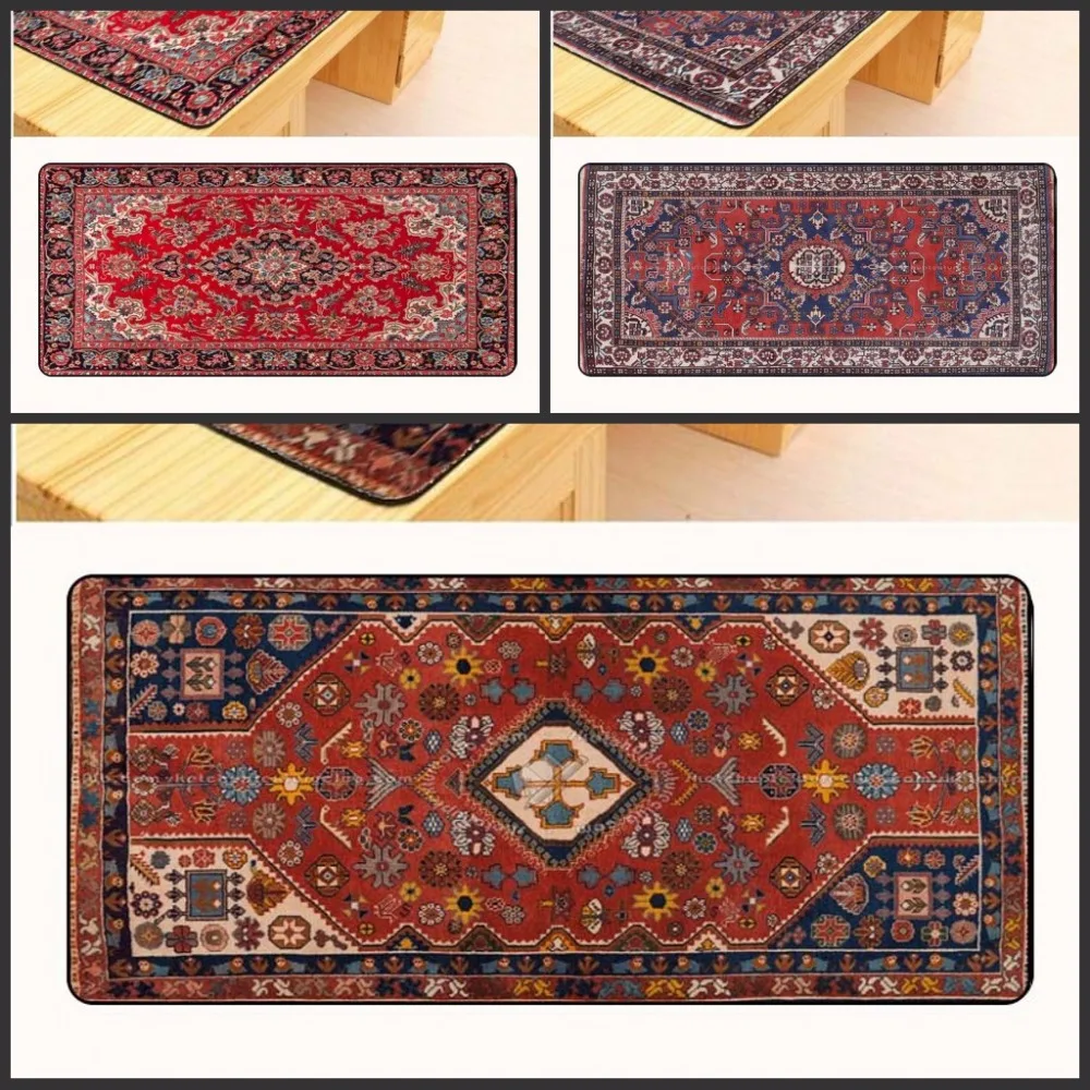 Yuzuoan 900*400*3 мм большой игровой коврик для мыши Коврик с блокирующим краем версия