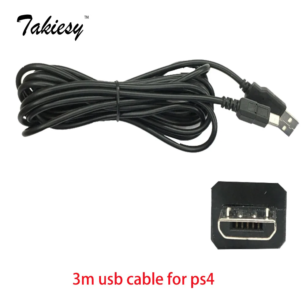 

3M Extra long Micro USB charger cable play charging cord Line for Sony Playstation PS4 DUALSHOCK 4 Xbox one wireless Controller