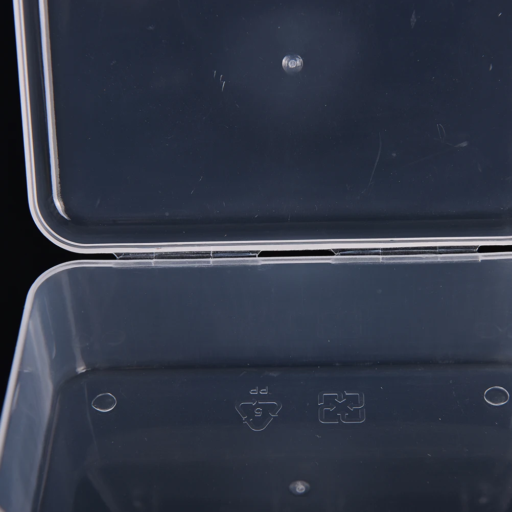Прозрачные плаcтиковые горшки держатель коробка для хранения косметики ювелирных изделий коллекция деталей элемент небольшой случай организации дисплей