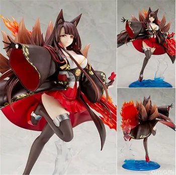 

28cm Japanese Sexy Girl Anime Azur Lane Game Akagi 1/7 Scale Pre-painted PVC Action Figure Collectible Model Toy Brinquedos