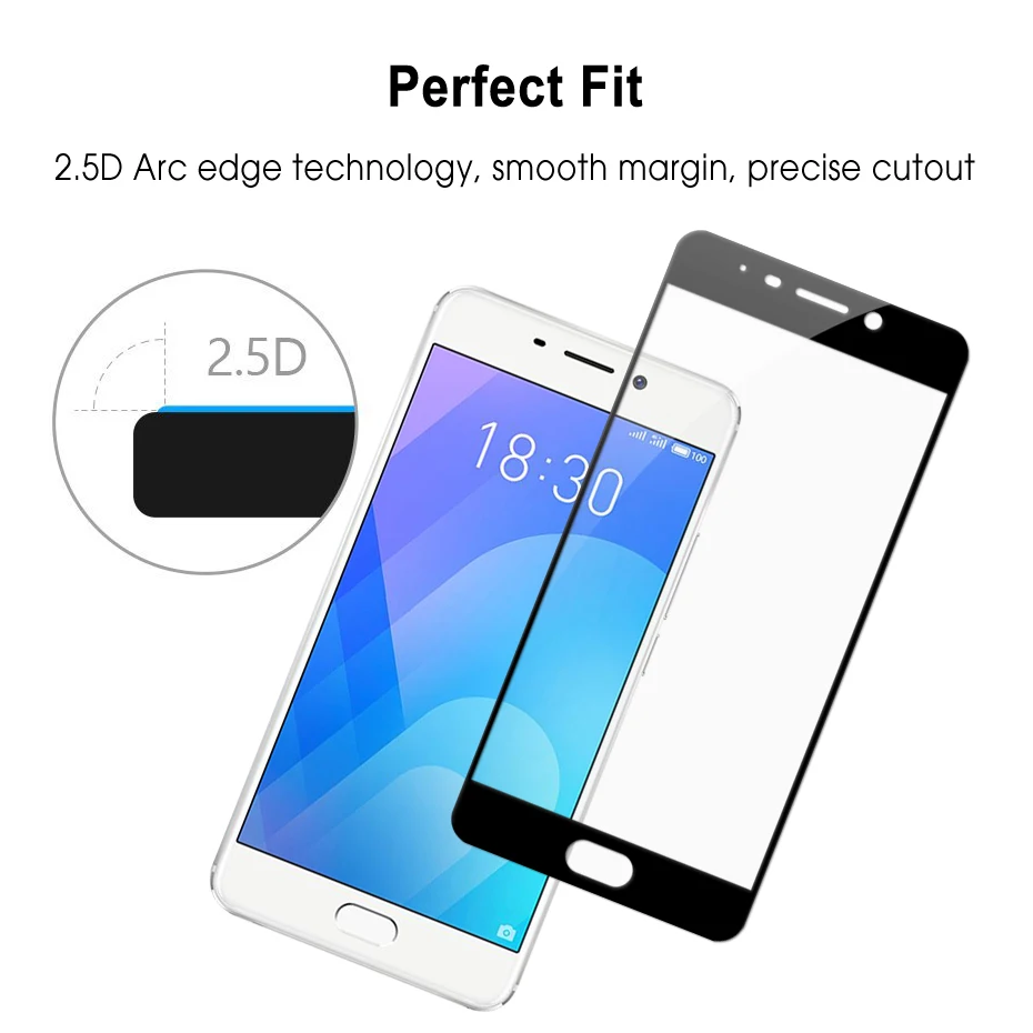 meizu m6 note tempered glass (2)