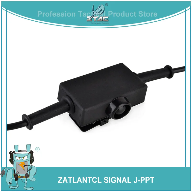 

Z-TAC Tactical MH180-V Atlantic Signal Military PTT Portable Miland Version Radio Headset Accessories Z144