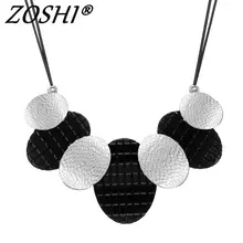 Лидер продаж, длинное ожерелье, большой бренд, золото, серебро, ожерелье, чокер, массивное женское ожерелье, винтажное массивное ожерелье, ювелирное изделие