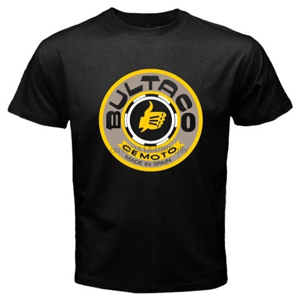 

Bultaco Cemoto Motorcycle Logo Men's Fashion Graphic Tee T-shirt