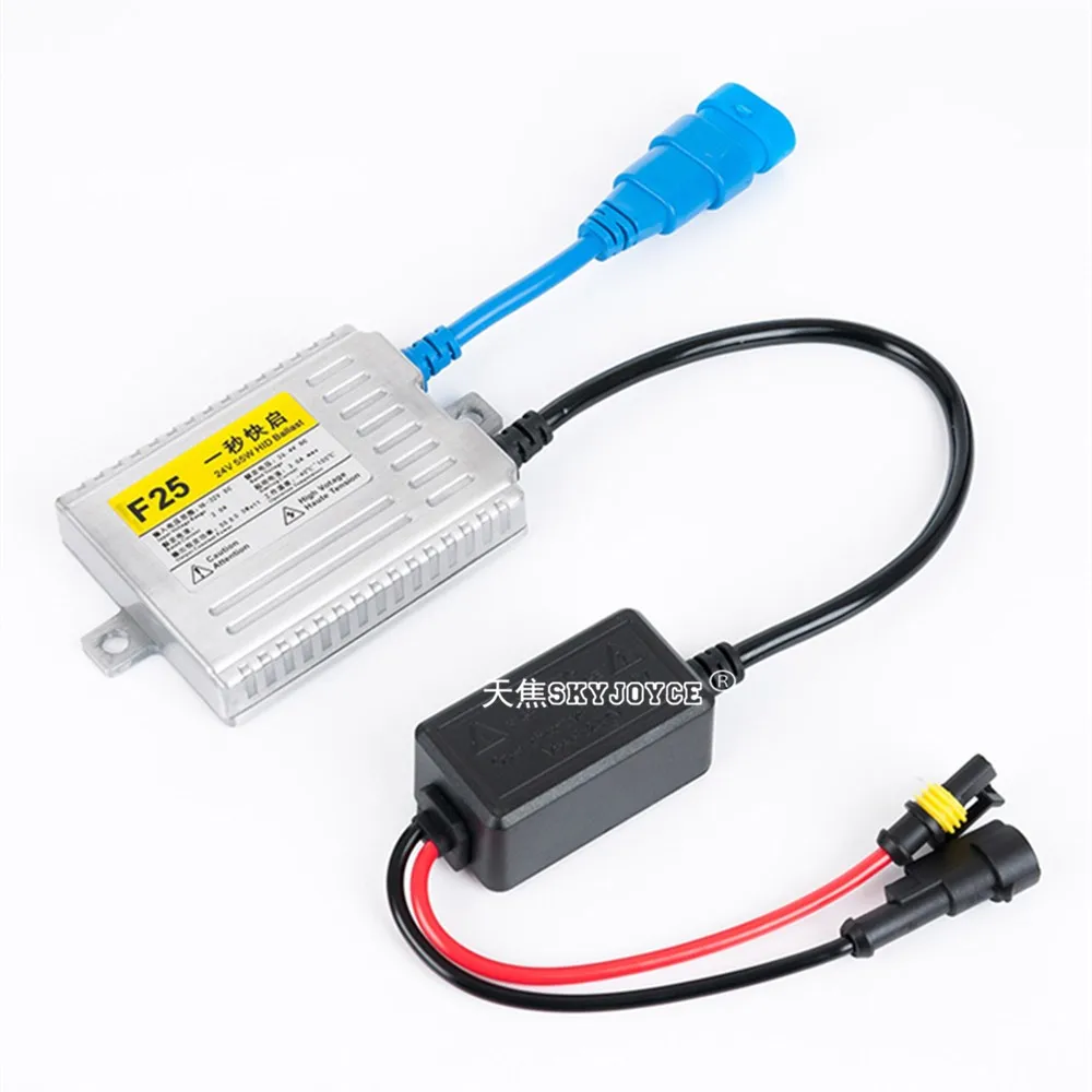 Truck Boat 24V HID xenon kit 55W xenon HID kit 24V truck xenon hid H1 H3  H7 24V HID headlight VOLVO DAF HINO Renault Truck Van (3)