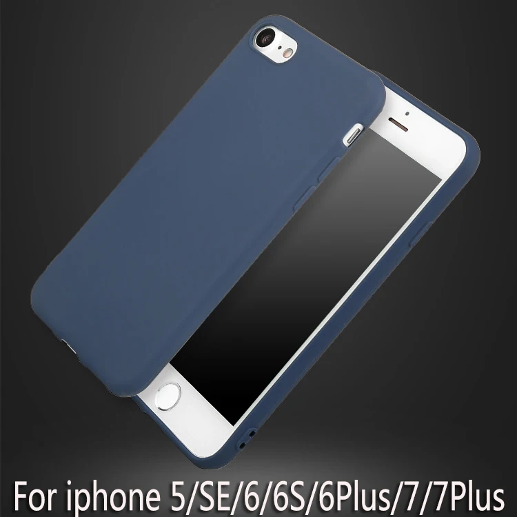 For Apple iphone 6 6S Plus 7 7Plus 5 Se Case Soft silicone