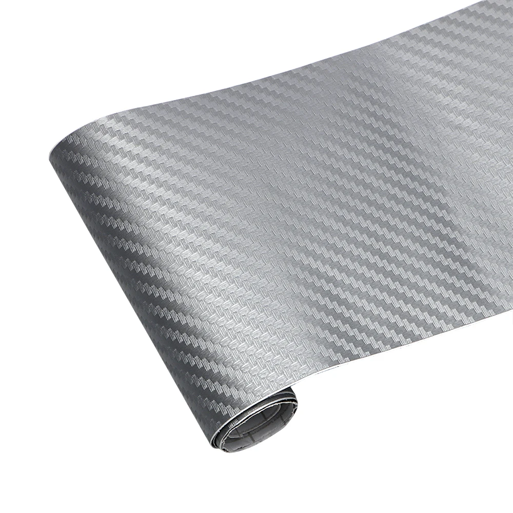 YOSOLO 10 см x 127 углеродного волокна 3D наклейки для автомобиля Оттенок Виниловая