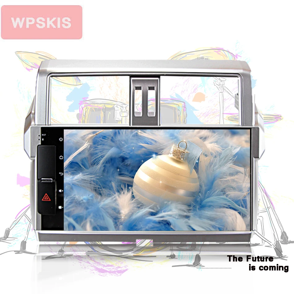 

10.1" 2Din Android 9.0 OS 4+64g 8 Core CarTablet universal For Prado 150 Land Cruiser 120,2014-2017 GPS Radio Sat navi bt