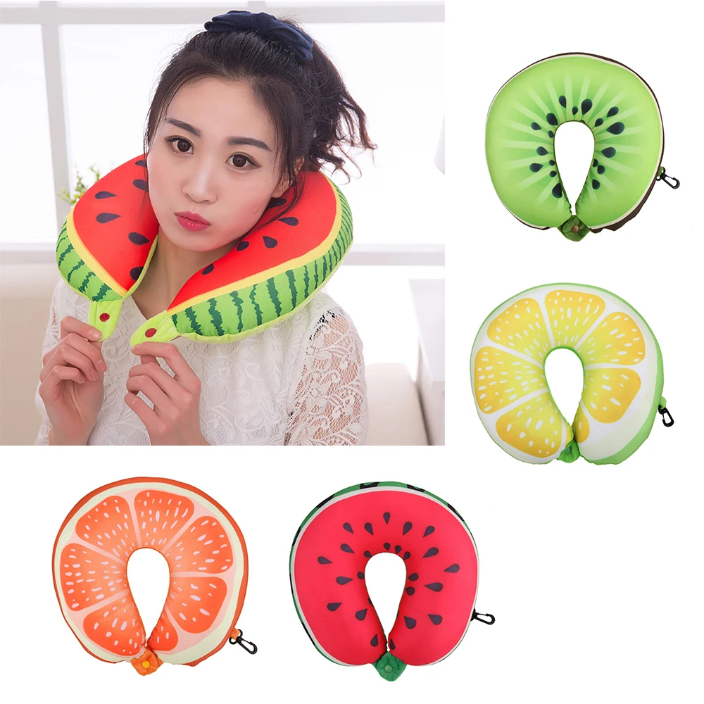 elastic cloth + foam particles U shaped Microbead Massage Soft Head