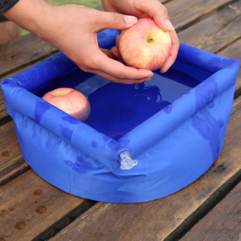 

Tool Folding bucket Water Pot Bag Sink Basin Washing Sports Bucket 1pc 210T Portable Foot Soak Outdoor