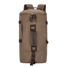 Große kapazität männer rucksack freizeit wilden rucksack tasche military reisetasche leinwand rucksack