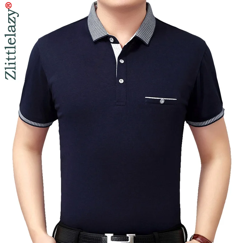 

New summer polo shirt men short sleeve polos shirts solid slim fit mens pol clothes dress bodybuilding streetwear poloshirt 9078