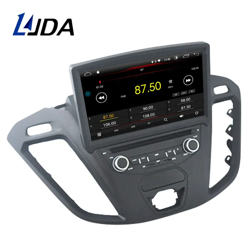 Discount LJDA Android 9.1 Car DVD Player For FORD TOURNEO GPS Navigation 2 Din Car Radio Multimedia WIFI Stereo IPS Headunit Unit RDS 3