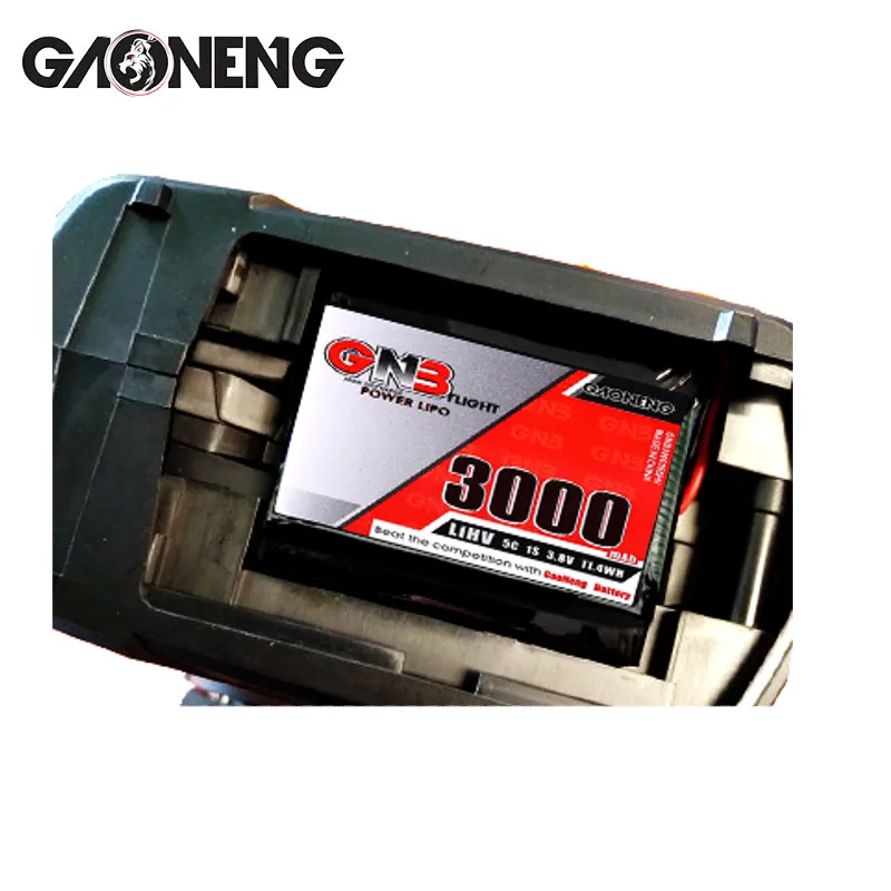 2 шт. GAONENG GNB 3000mAh 1S1P 3,8 V HV 5C Lipo батарея для SANWA MT44 пульт дистанционного управления RX TX пульт дистанционного управления батареи RC модели