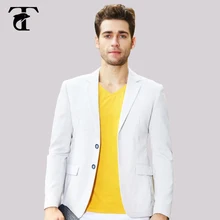 leding дизайнер Материал Белый Мода Стиль две кнопки Slim Fit Бизнес Для Мужчин's Костюмы случайные блейзер Печать Цветок подкладка