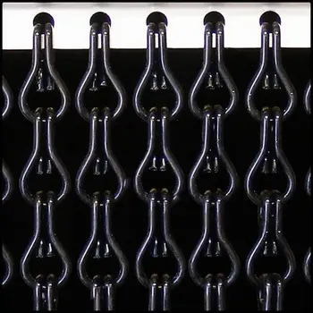 

Black Anodize Fly Screen Curtain for Windows and Door-Free Shipping