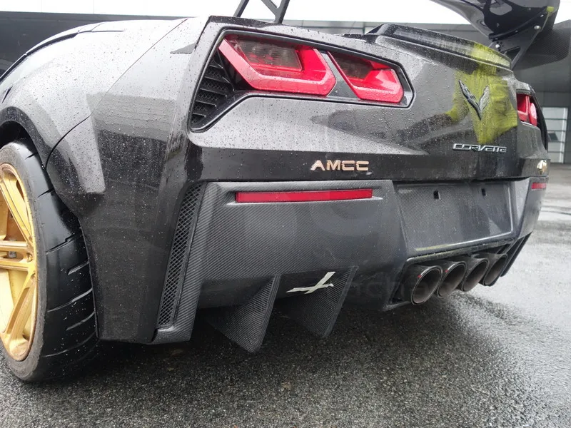 2014-2015 Chevrolet Corvette C7 RK-Sports Style Rear Diffuser CF (32)