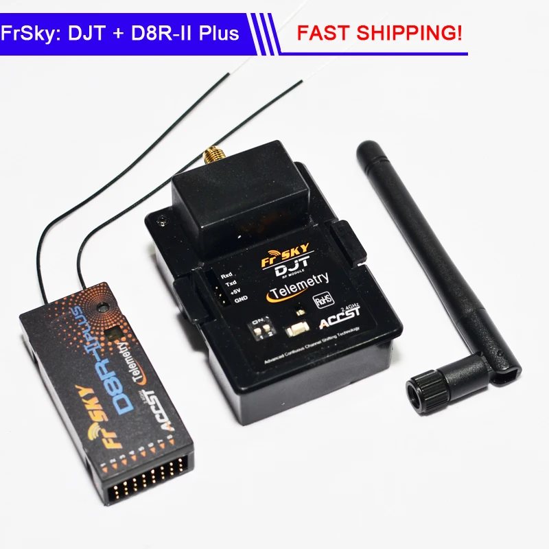 

FrSky DJ 2.4Ghz Combo Pack for JR w/ Module & D8R-II Plus RX