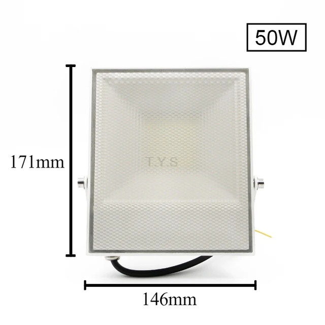 Waterproof IP65 Led Floodlight 100W 50W 30W 20W 220V Led Flood Light Outdoor Lighting Led Spotlight Reflector Garden Spot Lights