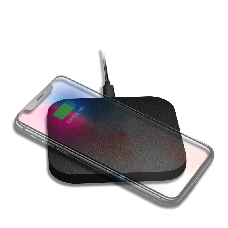 Buy MIXZA F01 Leather Qi Wireless Charger