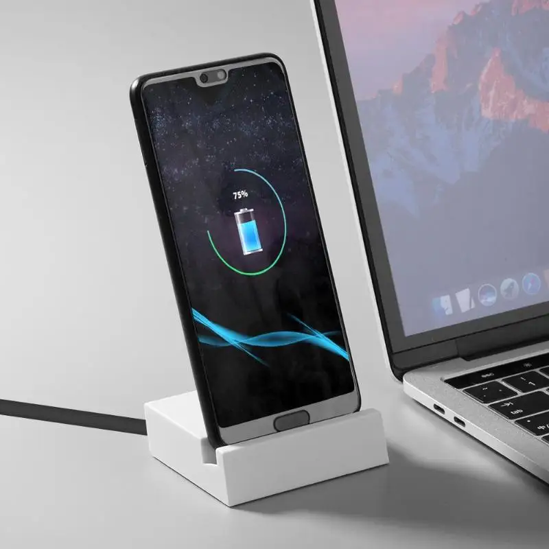 Мобильный телефон USB Type C зарядное устройство док станция адаптер держатель для