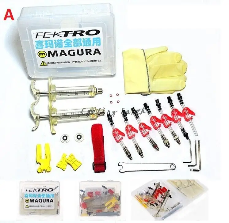 

Bicycle Hydraulic Disc Brake Bleed Kit tool For SHIMANO TEKTRO MAGURA louise marta HS33 HS11 ECHO ZOOM CSC