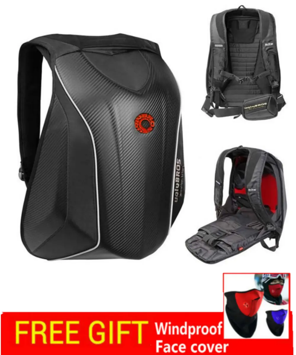 2018 Upgrade Uglybros Mach6 Hard Shell Waterproof Motorcycle Backpack