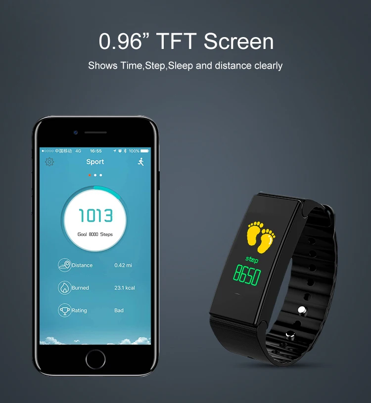 Smart Wristband Bluetooth Bracelet women men 2018 IP67 Waterproof gps Sports Fitness Tracker Smartband Sport Watch ios android  (4)