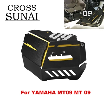 

MT 09 Motorcycle Water Coolant Recovery Tank Shield Side Cover Protector Protective Cover Anti-fall For YAMAHA MT09 MT 09