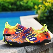 Water Beach Shoes Men Swimming Slippers Quick Drying Snorkeling Sandals Breathable Woman Sneakers Walking Antiskid Sole Size 44