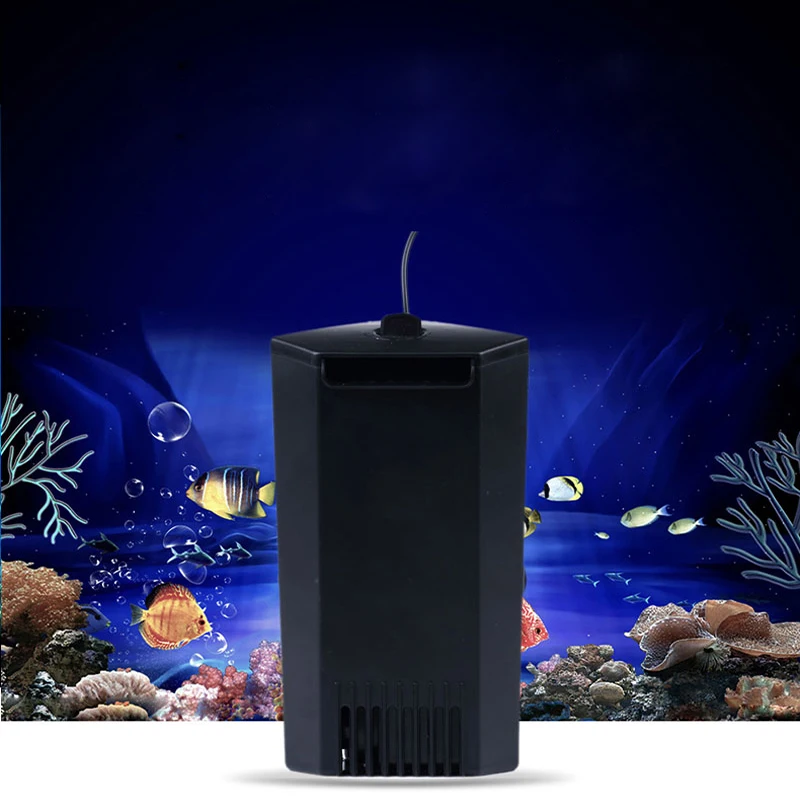 10W 750L/h Resun AquaSyncro GF 800 Low Water Level Corner Filter