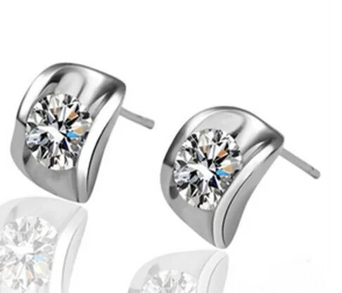 JS E065 Women Earrings Gold And Silver Color Brincos De Prata Nickel Free Pendientes | Украшения и аксессуары