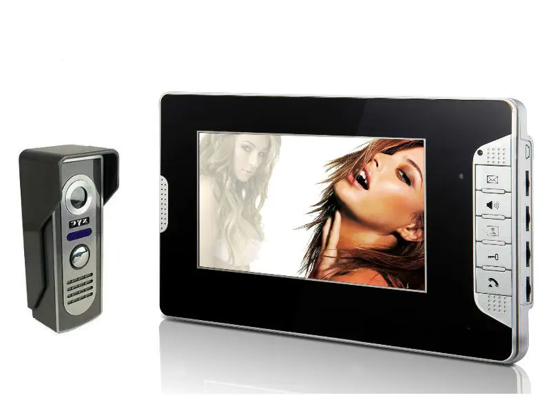 SmartYIBA проводной " дюймовый монитор видео дверной звонок Дверной телефон видеодомофон безопасность ночное видение 1 камера 2 монитор система