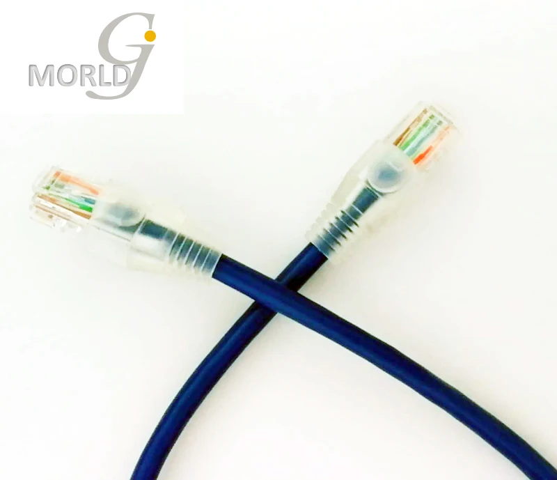 0.5 м Высокое Скорость CAT5E UTP синий круглый кабель 1.6FT Ethernet кабели 50 см сети Провода
