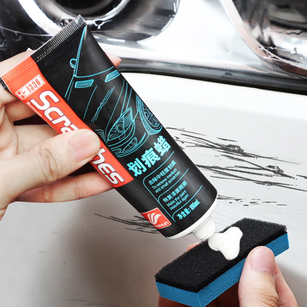 Car Paint Care Three-in-one Formula Body Supplies Protect Portable Scratch Remove Useful Repair Wax Non-toxic 100 Ml | Автомобили и