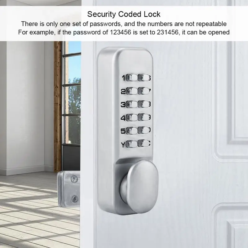 1 11 Digit Code Lock Zinc Alloy Combination Cam Door Lock Password
