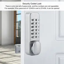 1 - 11 Digit Code Lock Zinc Alloy Combination Cam Door Lock Password Security Coded Locker Furniture Cabinet Digital Lock zinc alloy bottle password lock combination lock wine stopper vacuum plug device preservation for furniture hardware