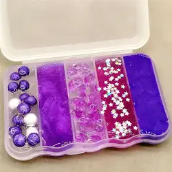 80 мл Пластилин с коробкой Хрустальная слизь поставки фруктовые аксессуары DIY ремесло развивающие слизь игрушки для детей