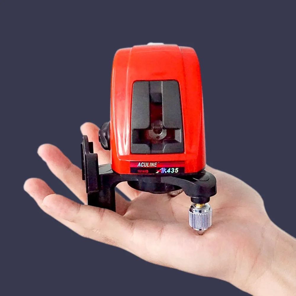 

AK435 360 Degree Self-leveling Cross Mini Portable Laser Level Point with Packag Dot Horizonatal Vertical Lasers poziomica