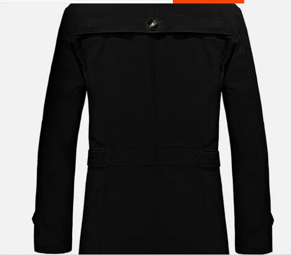 Корейский пальто хаки черный плюс размер XXXL XXXXL 5XL в британском стиле Slim fit плащ Длинные мужские Новинка весны 2018 Человек ветровка