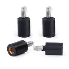 4 шт. Простая установка демпфирования крепления Прочный фиксированный черный винты резиновые M2/M3 аксессуары антивибрационные для FPV квадрокоптера