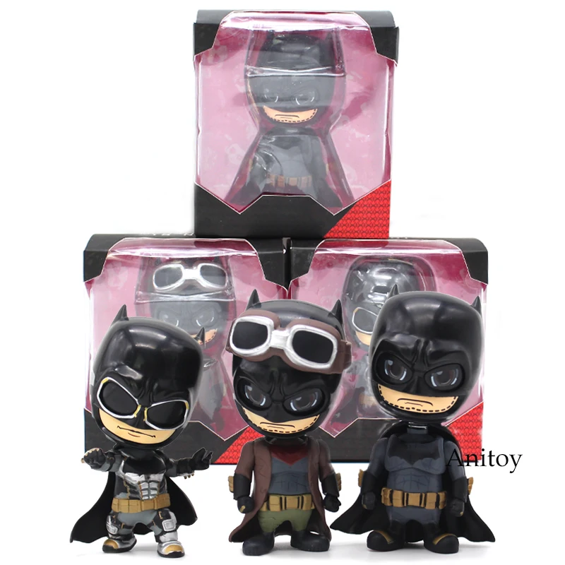 

Batman Bobble Head Toy Car Decoration Doll PVC Action Figure Collectible Model with Retail Box 3 Styles 10cm