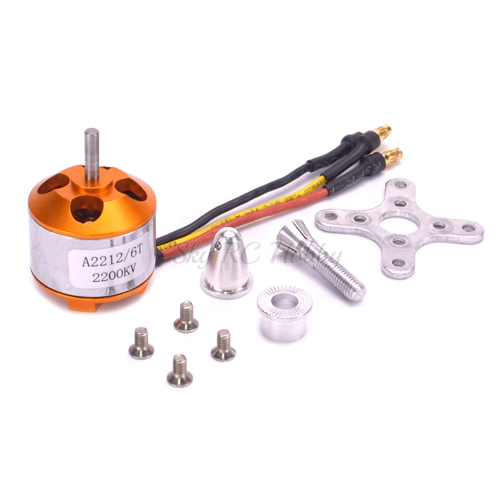 A2212 2212 2200KV бесщеточный двигатель 30A ESC крепление двигателя 6035 пропеллер SG90 9G микро сервопривод для RC вертолет с фиксированным крылом