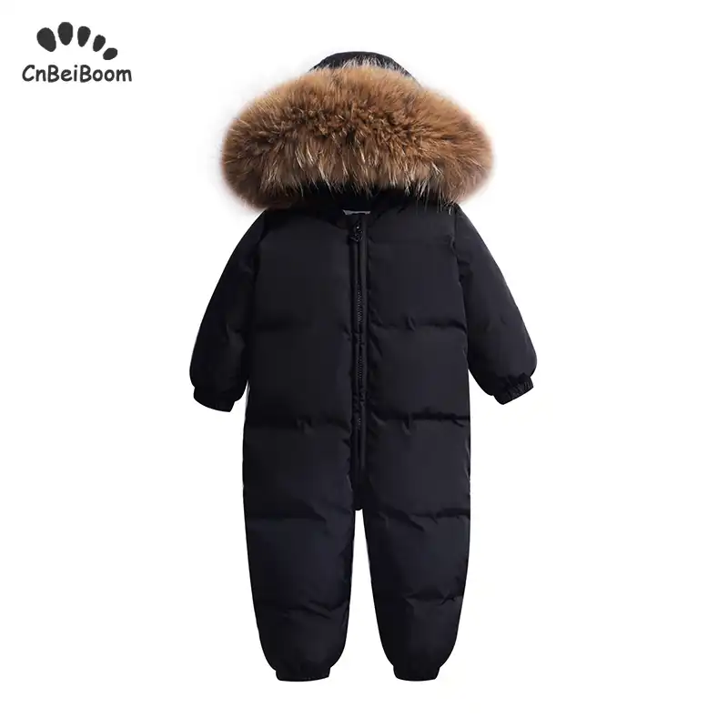 snowsuit with fur hood
