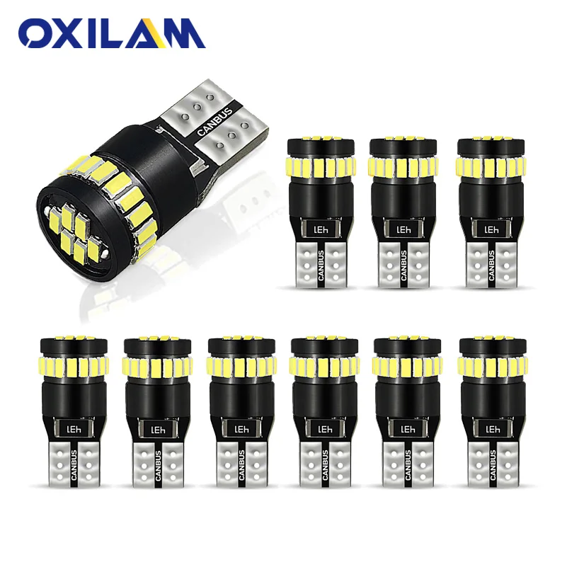 10x Canbus W5W T10 Светодиодная лампа светильник для Mercedes Benz W204 W203 W124 W211 W212 W220 C E S класс